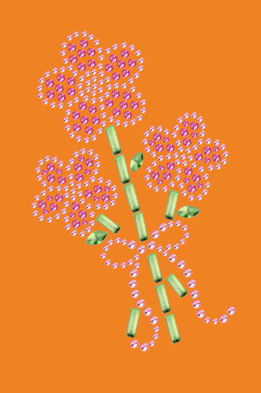 Pink Flower Bouquet - Bandanna