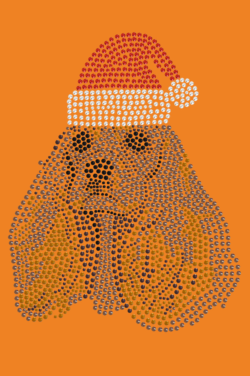 Cocker Spaniel with Santa Hat - Bandana