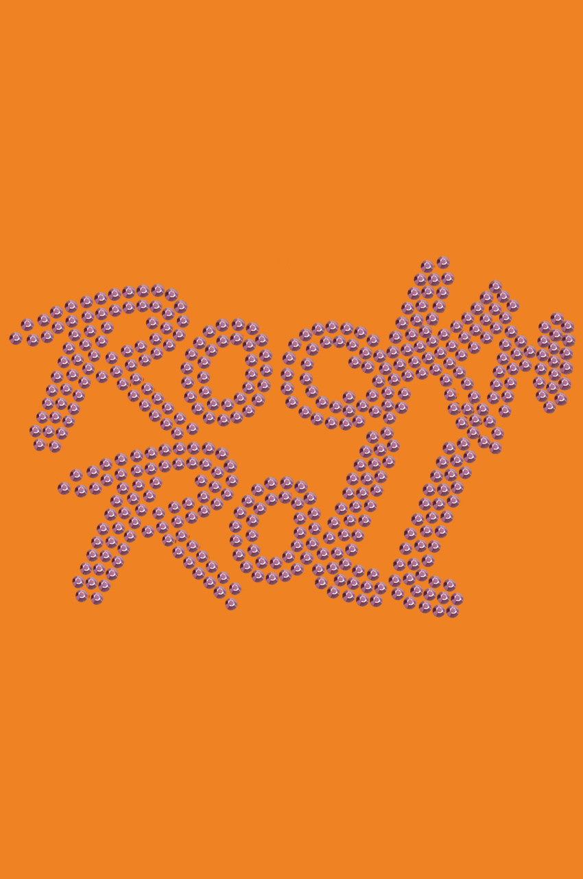 Rock n Roll (Pink Rhinestuds) - Bandanna