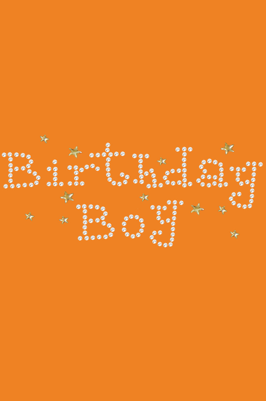 Birthday Boy with Gold Stars - Bandana