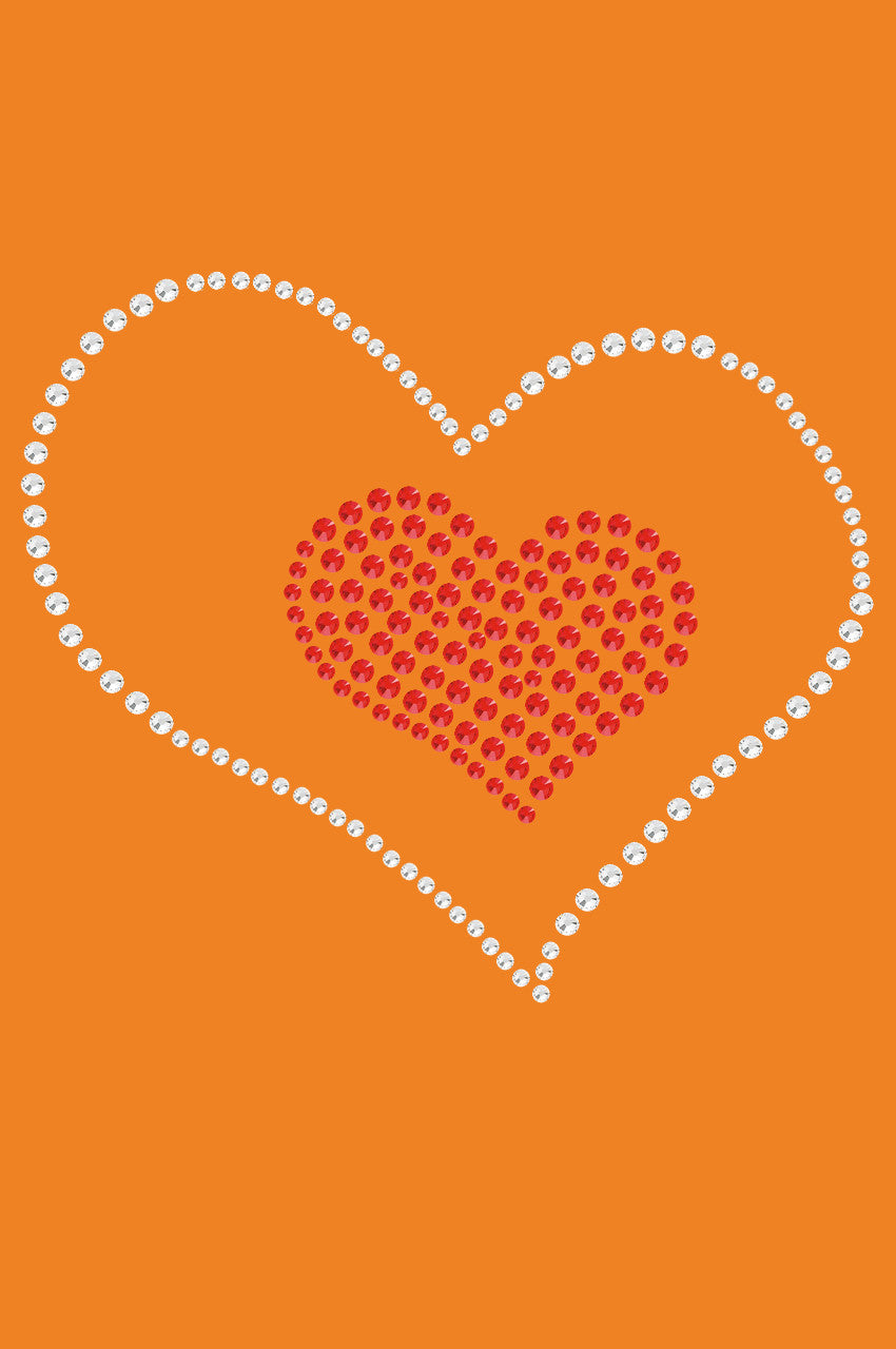 Red Heart inside Heart Bandanna