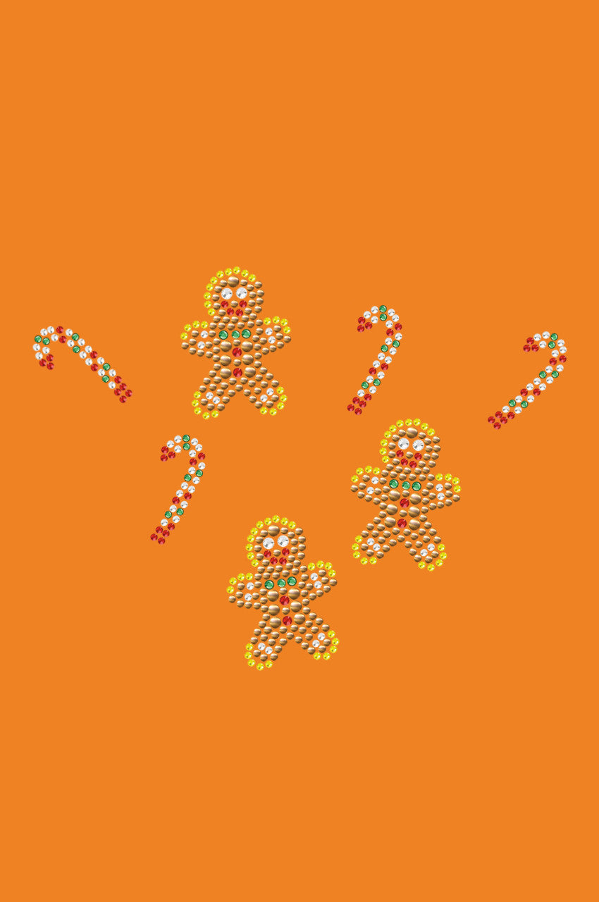 Gingerbread Men & Candy Canes - Bandana