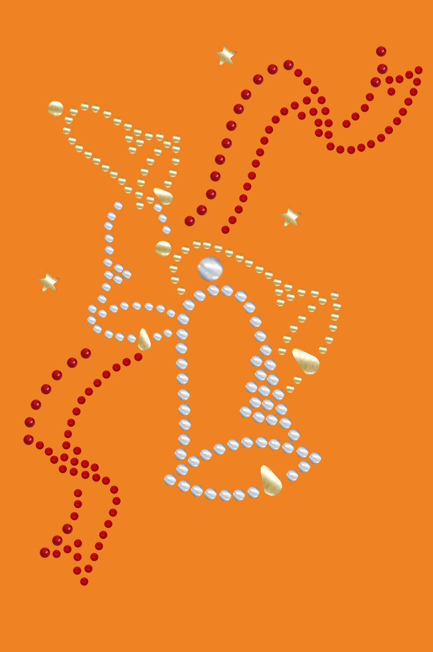 Nailhead Christmas Bells - Bandana