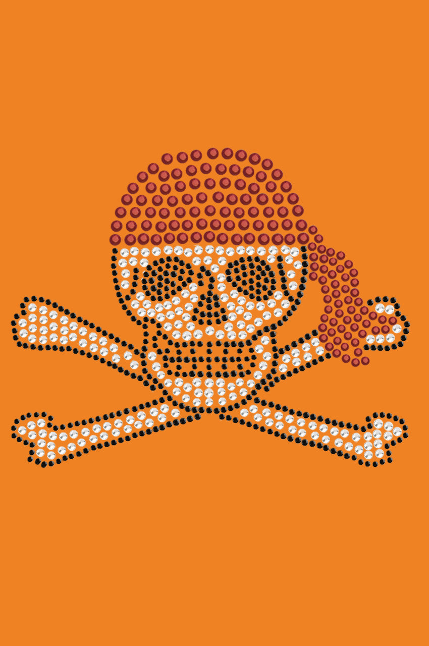 Skull with Red Bandanna - Bandanna