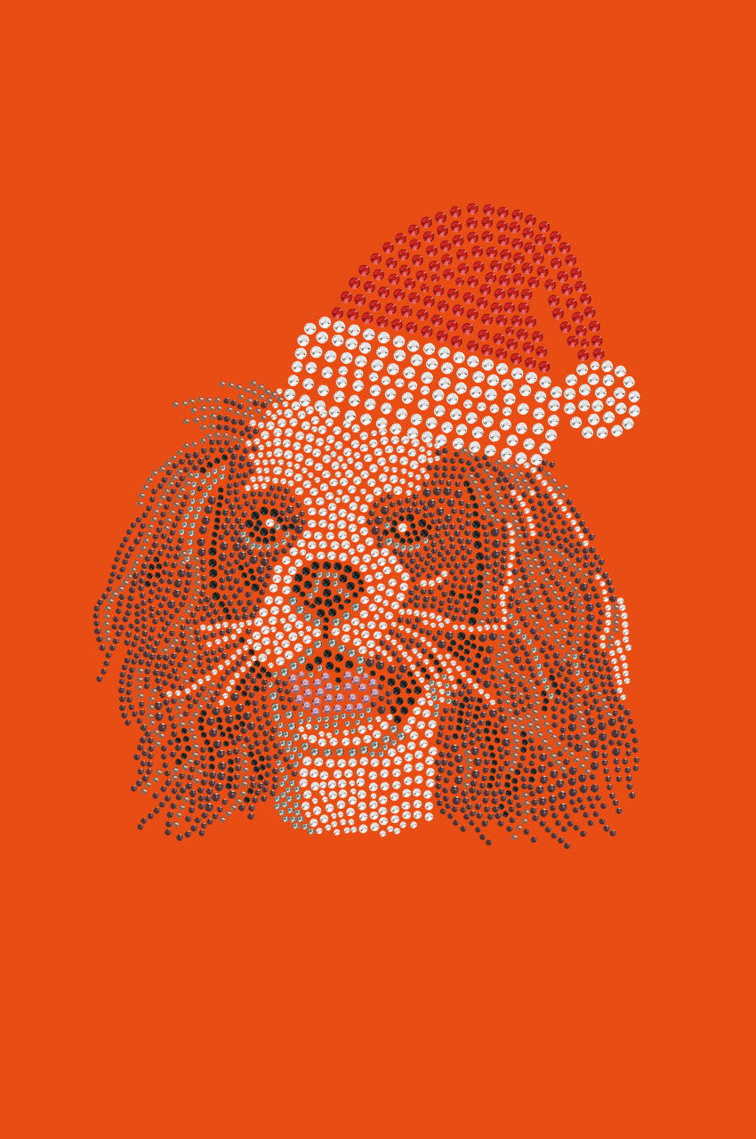 Cavalier King Charles Spaniel with Santa Hat - Bandana