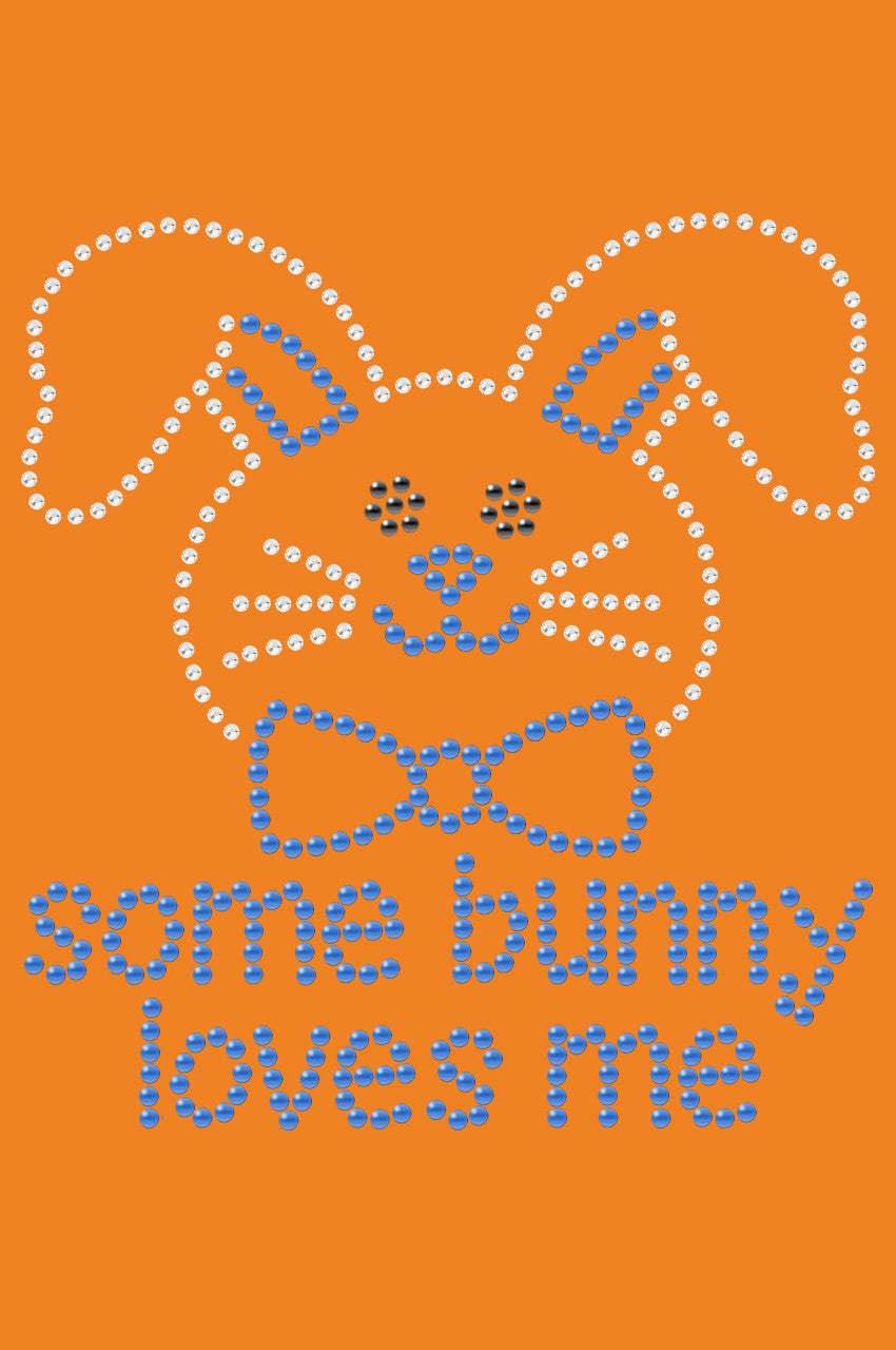Some Bunny Loves Me (Blue) - Bandanna