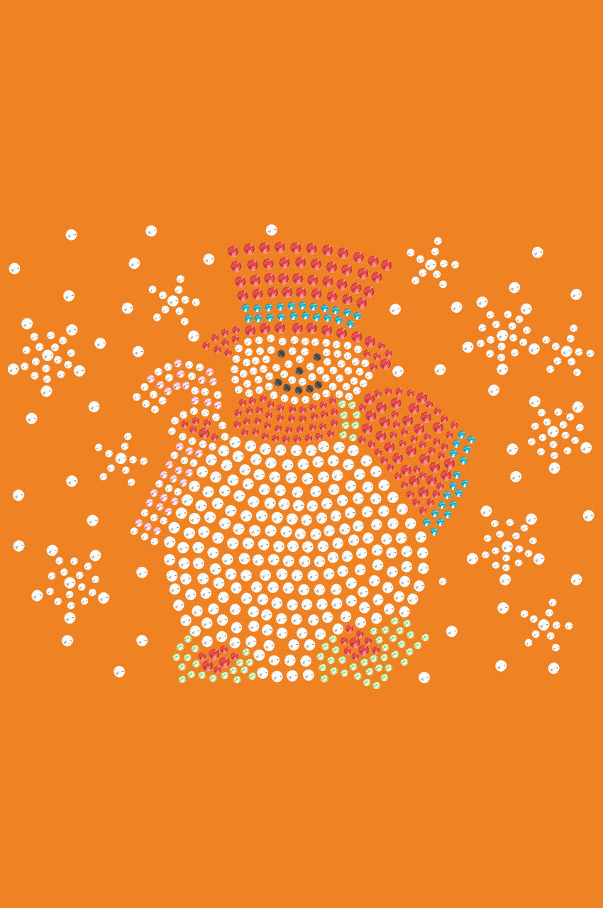 Snowman with Snowflakes - Bandana