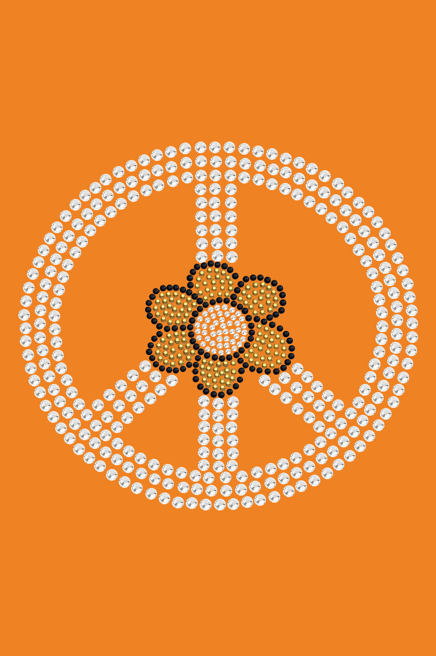 Peace Sign with Daisy - Bandanna