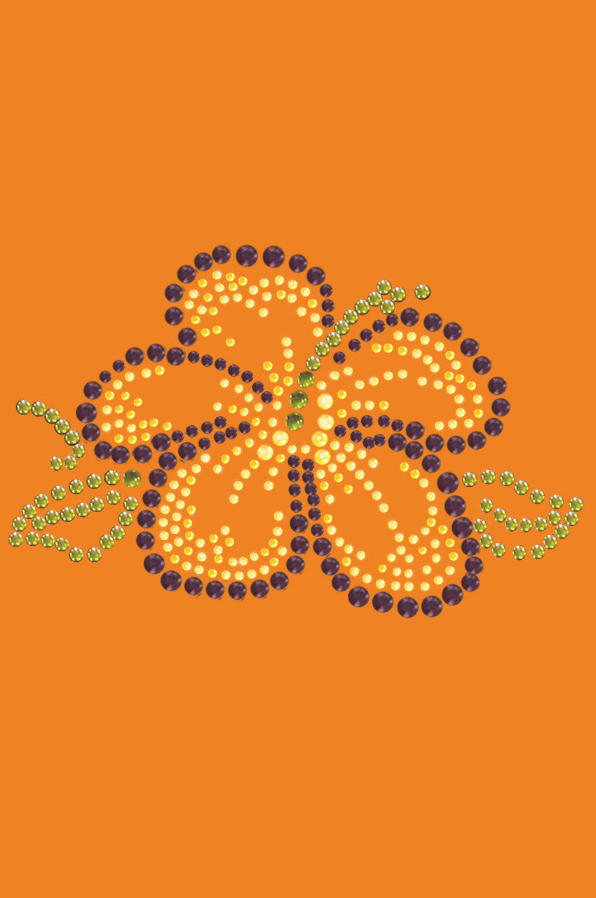 Purple & Yellow Hibiscus - Bandanna