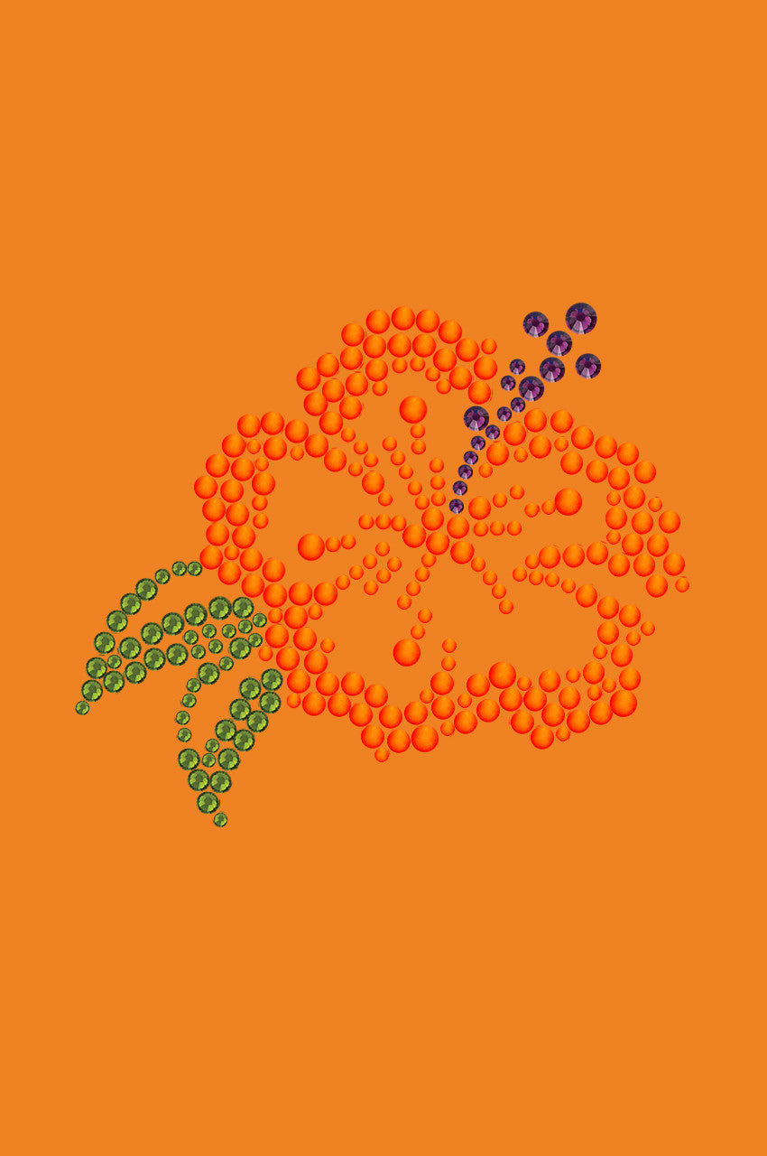 Orange Hibiscus - Bandanna