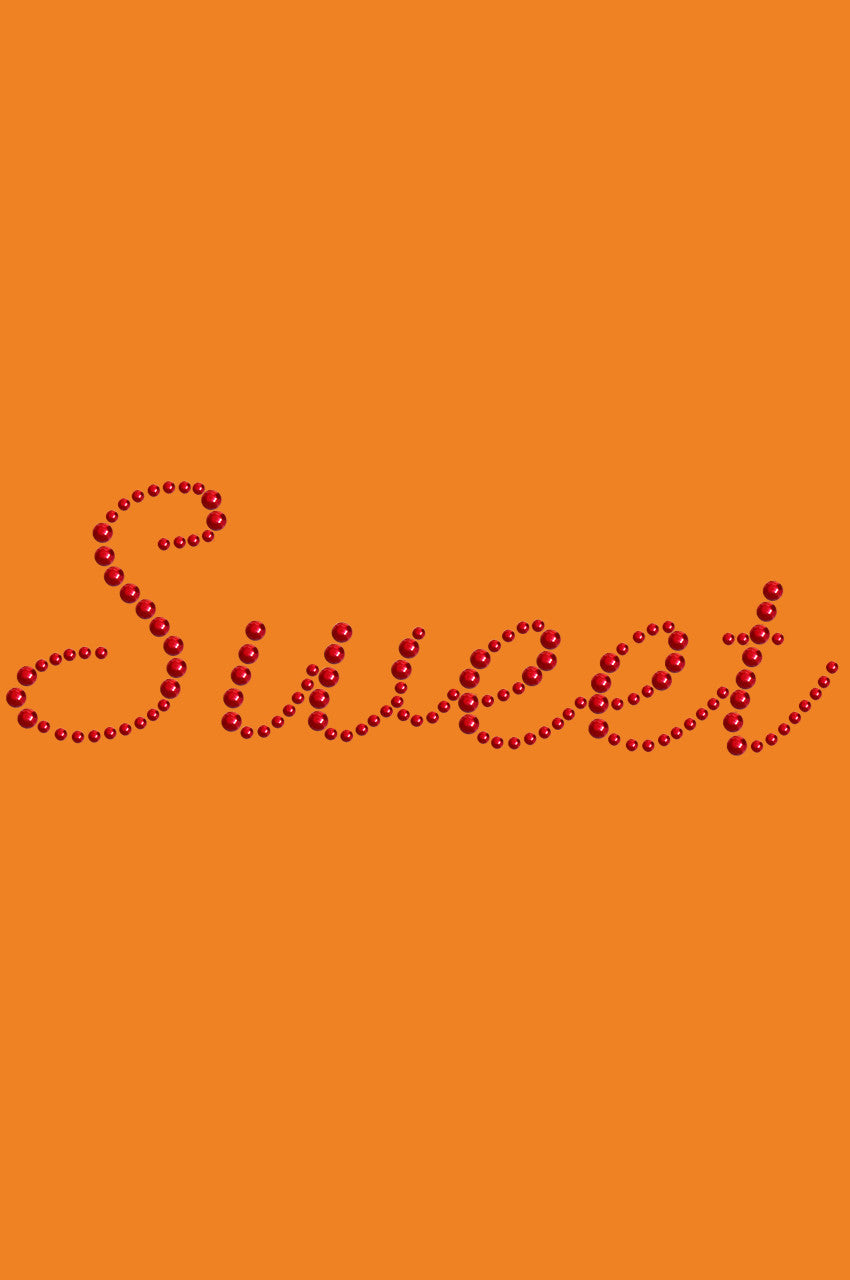 Sweet (Red Rhinestuds) - Bandanna
