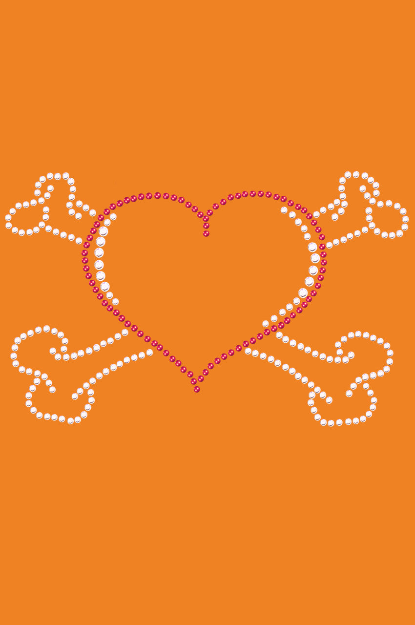 Heart with Cross Bones Bandanna