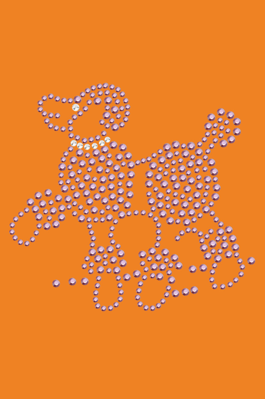 Poodle (Pink Rhinestuds) - bandana