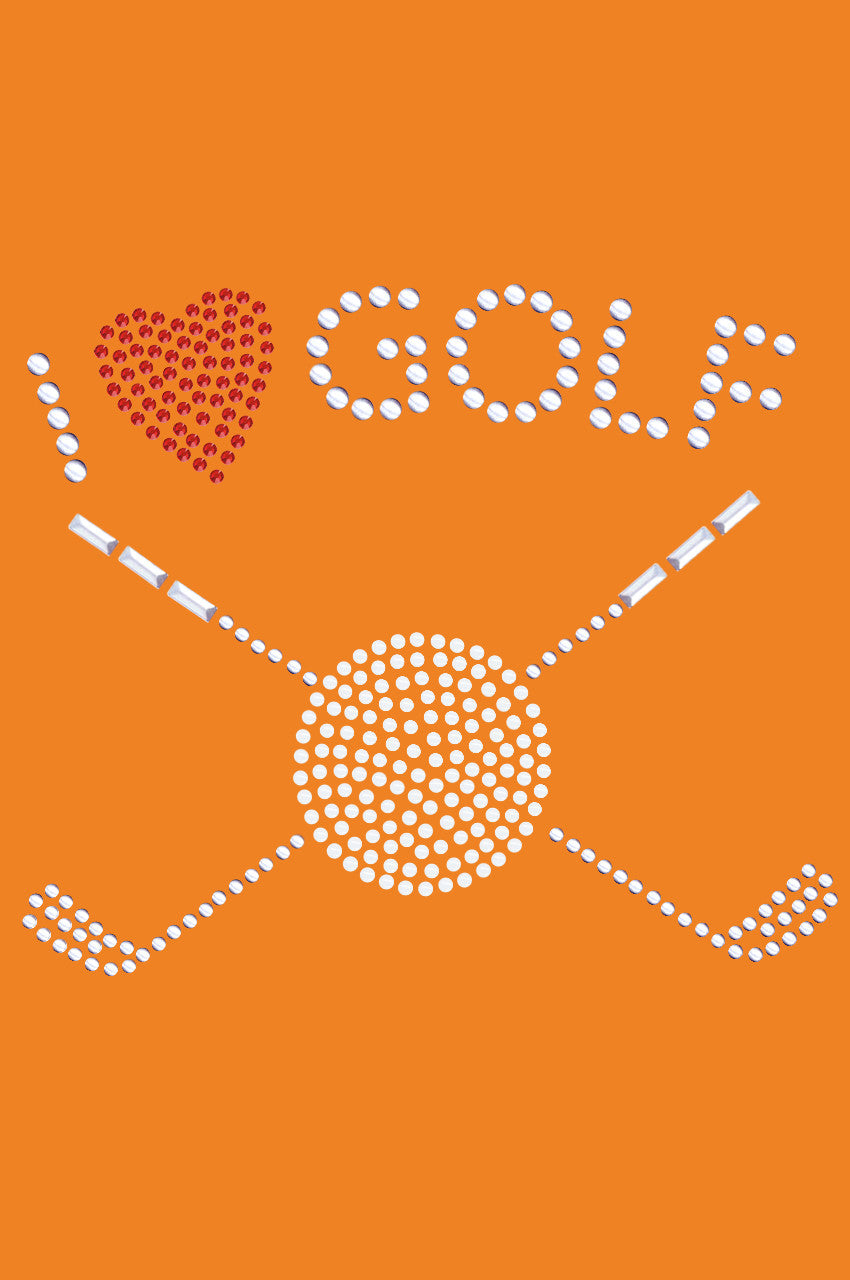 I Love Golf (Small) - Bandana