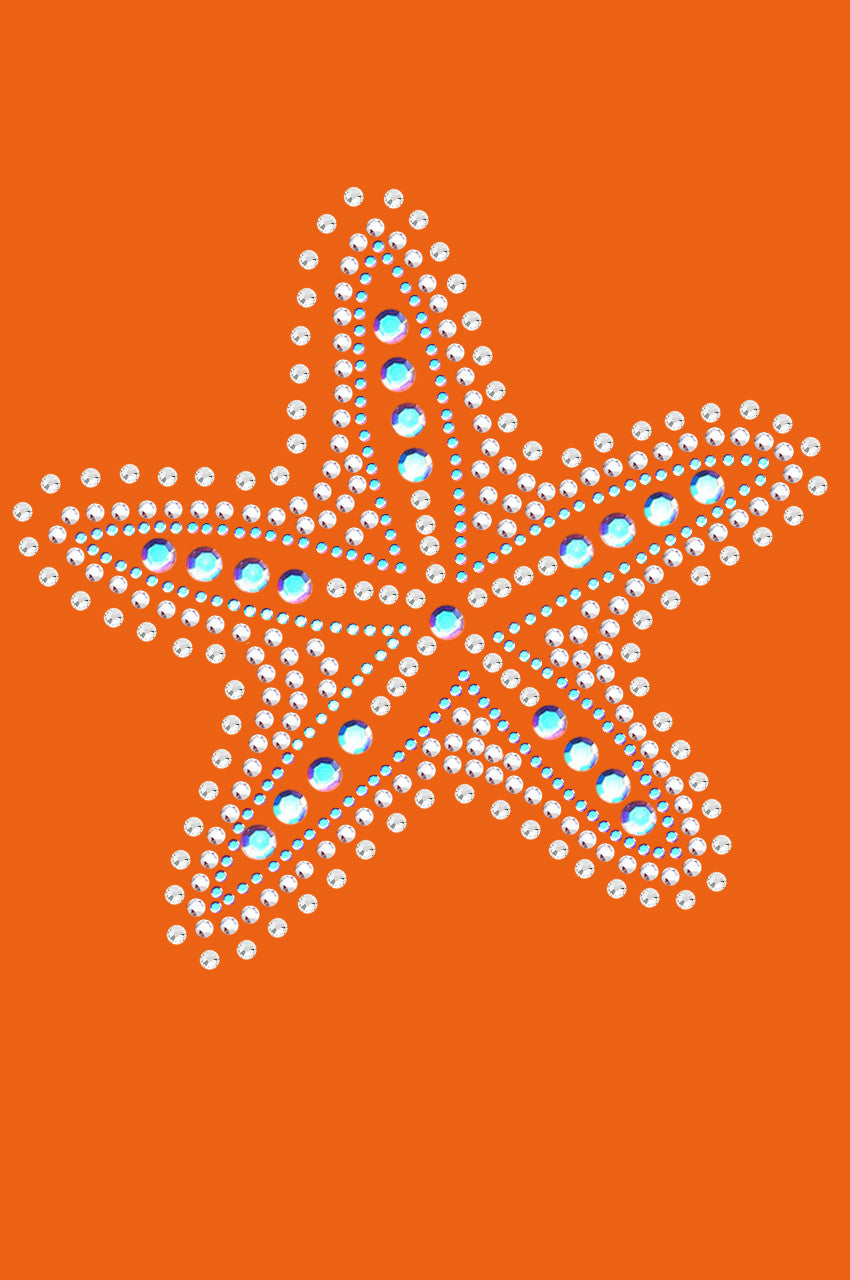 Iridescent AB Starfish - Bandanna