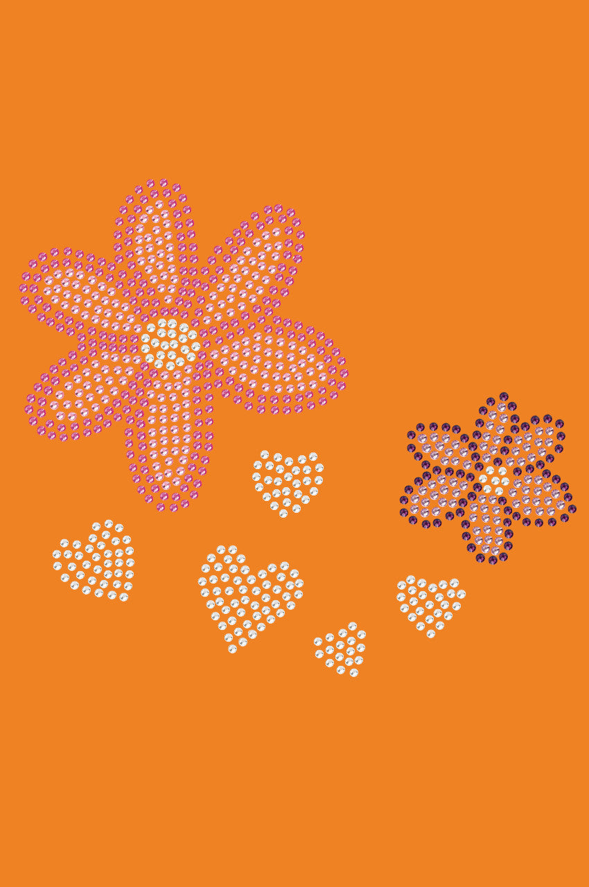 Pink & Purple Flowers - Bandanna