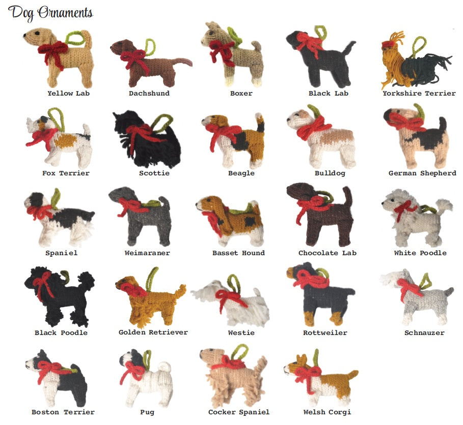 Chilly Dog Beagle Wool Ornament