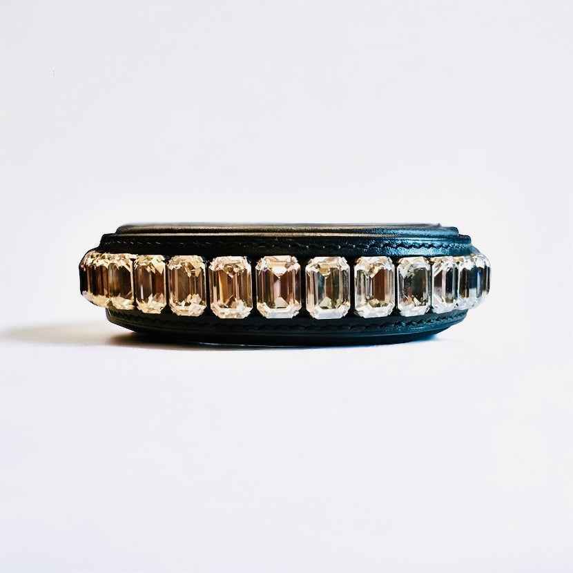 Octagon Dog Collar Silver Shade