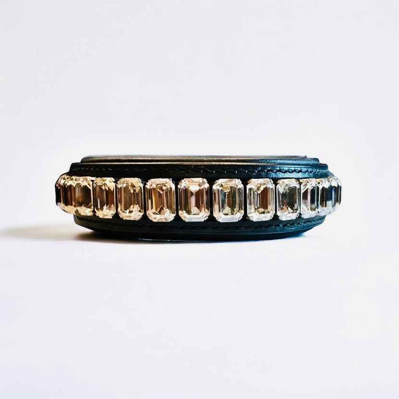 Octagon Dog Collar Silver Shade