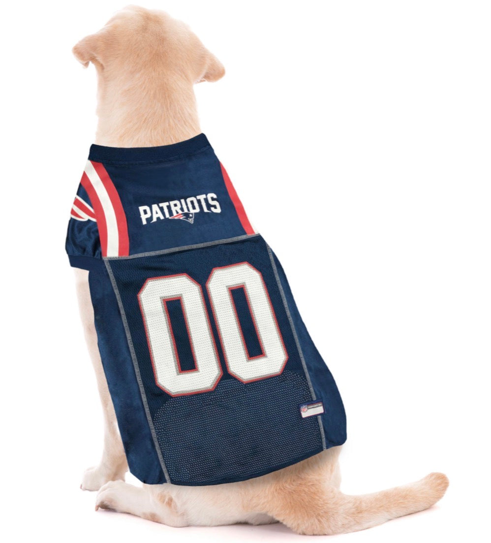 Official NFL New England Patriots Mesh Dog Jersey By Pets First