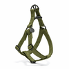 Found My Animal Olive Cotton Dog & Cat Harness with Matte Black Hardware - Adjustable, Durable & Stylish