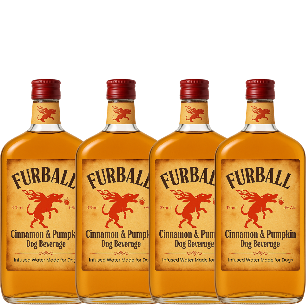 Furball Dog Whiskey Miniatures 4ct