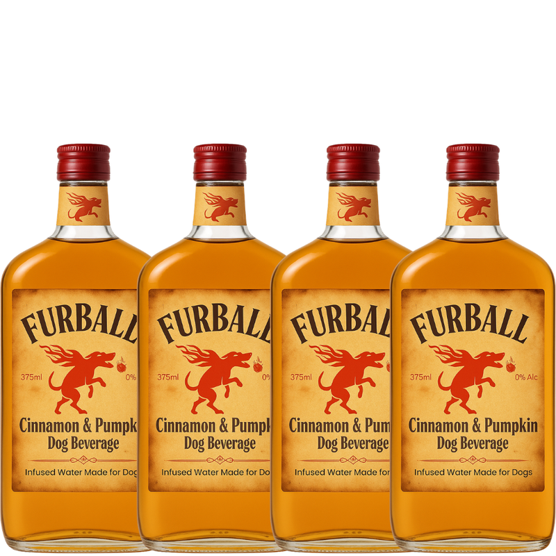 Furball Dog Whiskey Miniatures 4ct