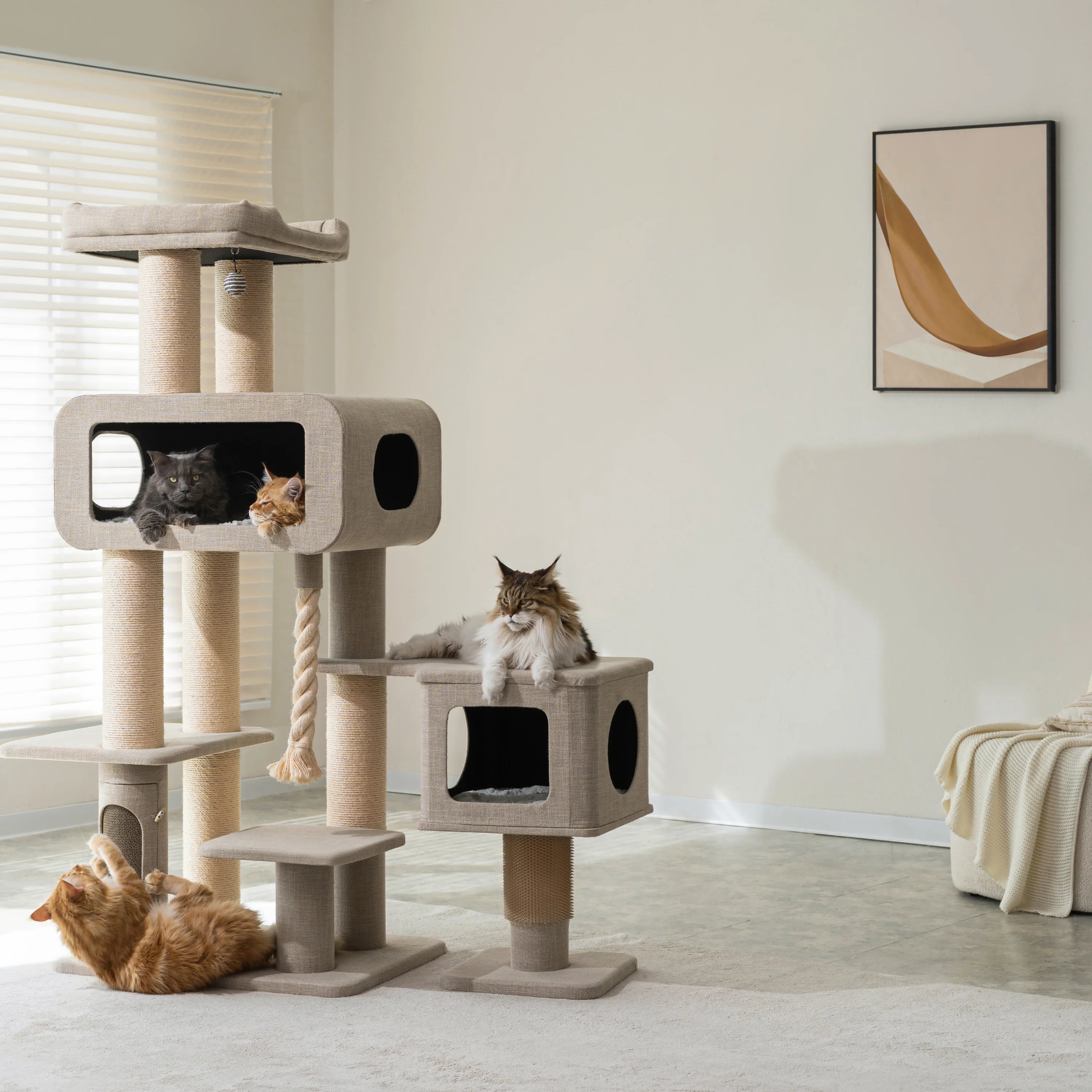 Ontario Grand Luxe Cat Tree – Built for Large Breeds