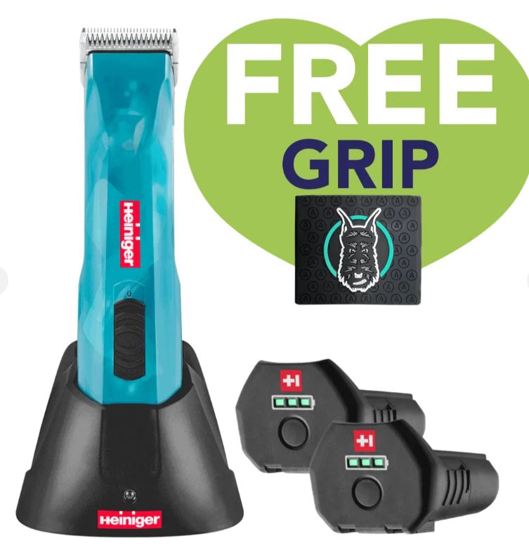 Opal Cordless Clipper 2 Batteries with Free Grip by Heiniger
