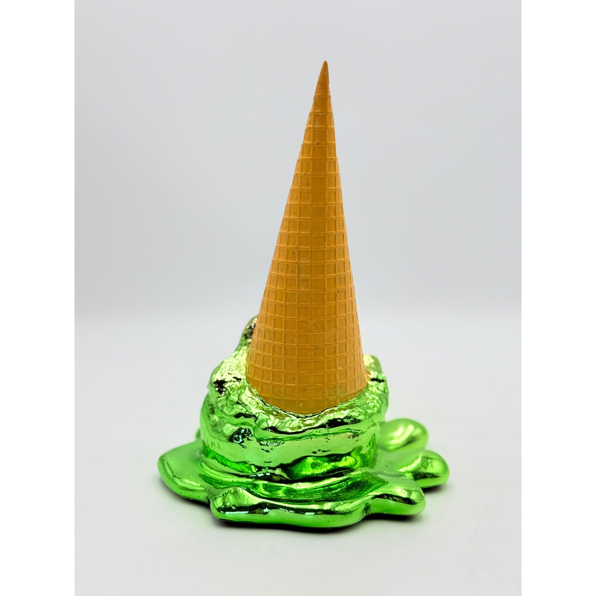 And Iconic Oops! No.1 Ice Cream Sculpture Green Chrome Style