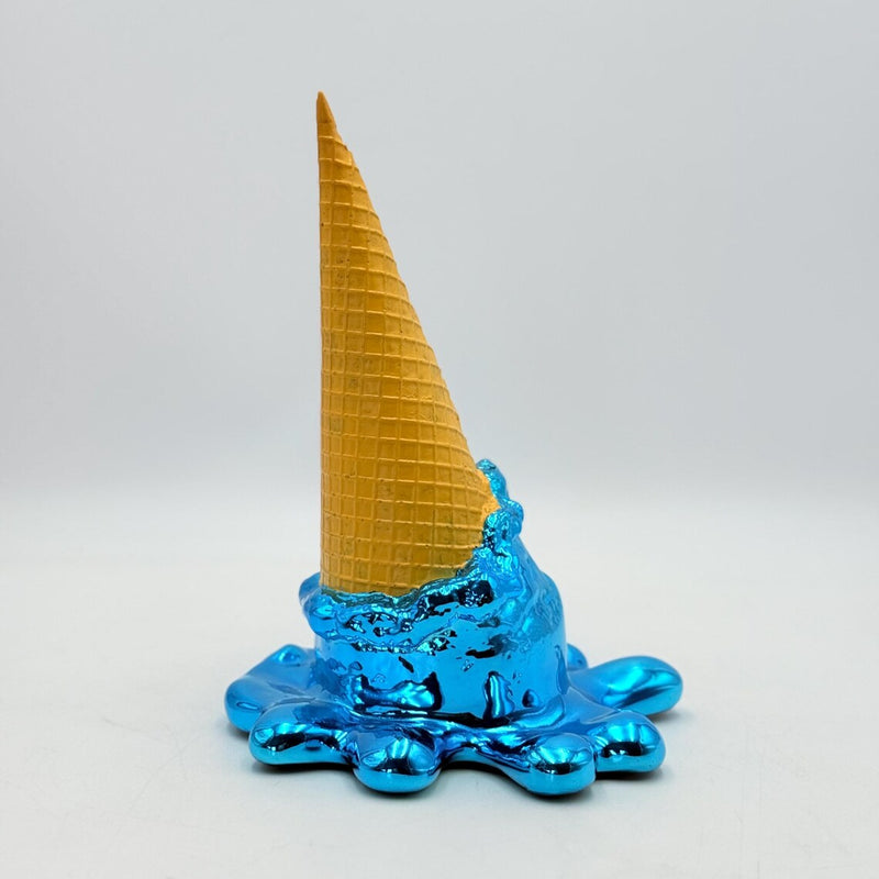Opps! No. 1 Dropped Ice Cream Sculpture-Electric Blue