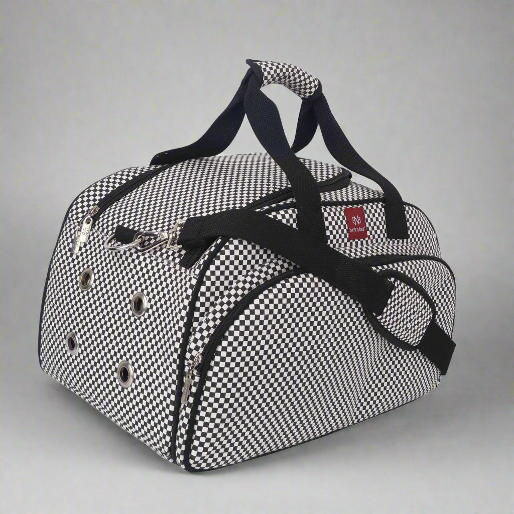 Organic Woven Cotton Checkerbarc Carrier
