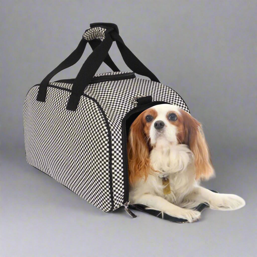 Organic Woven Cotton Checkerbarc Carrier