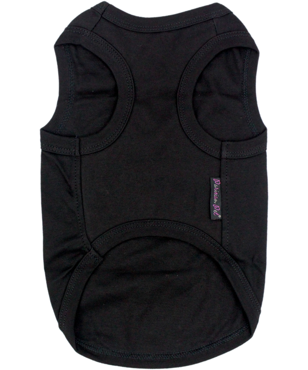 Parisian Pet Security Embroidered Dog Shirt  Comfortable Pet Apparel for Dogs & Cats, Black