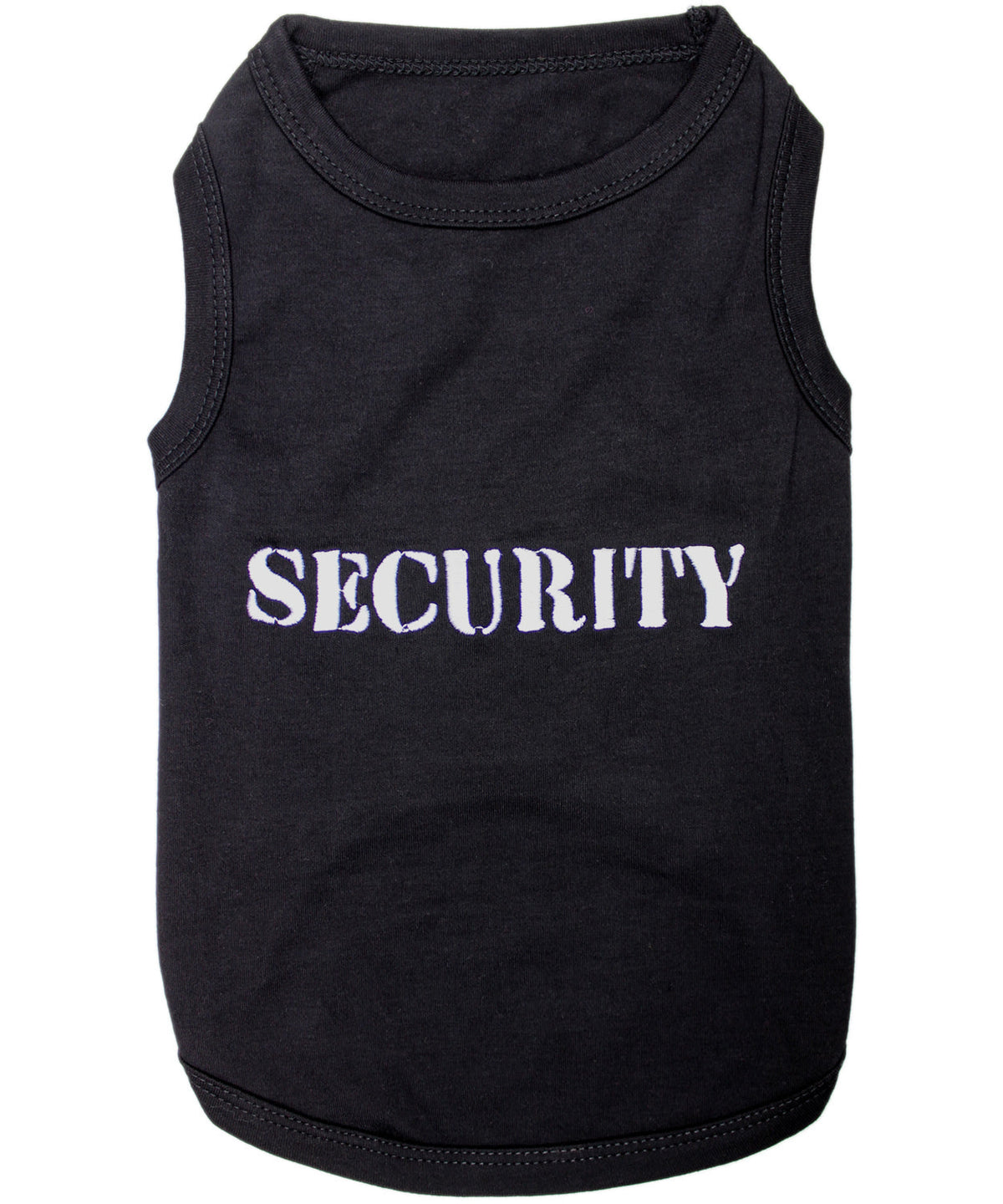 Parisian Pet Security Embroidered Dog T-Shirt-Black
