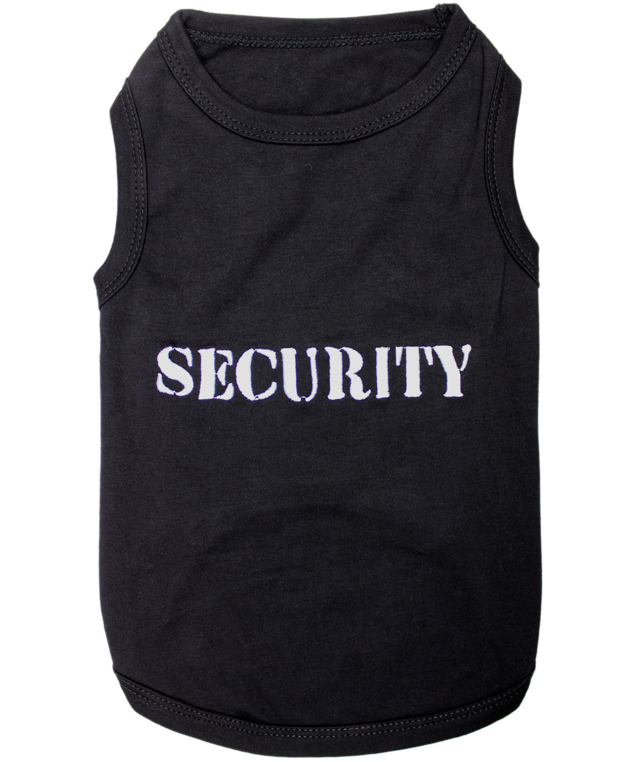 Parisian Pet Security Embroidered Dog T-Shirt-Black