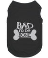 Parisian Pet Bad to da Bone Dog T-Shirt-Black