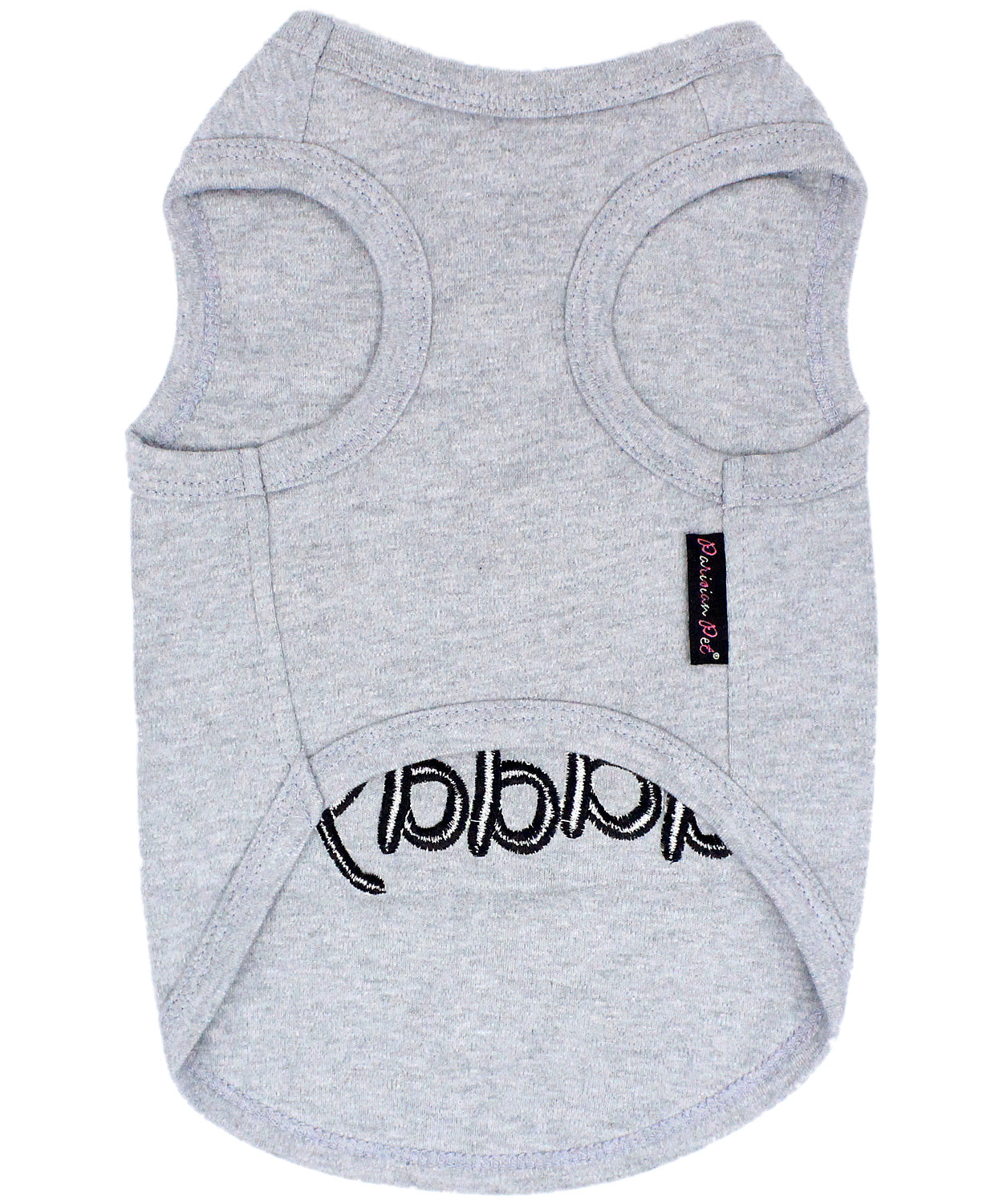 Parisian Pet I Love Daddy Lightweight Pet T-Shirt  Stylish Dog Clothing for Small Dogs & Cats, Gray