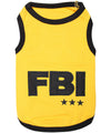Parisian Pet FBI Funny Slogan Dog T-Shirt