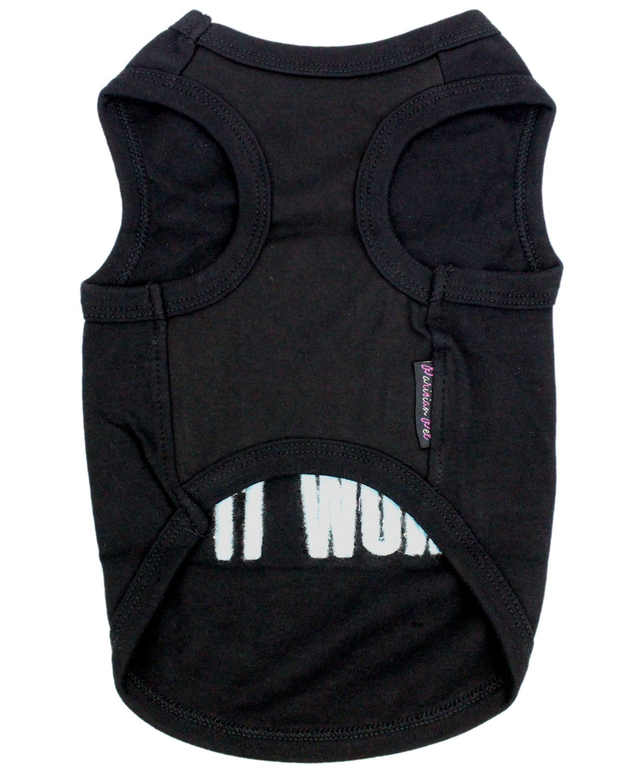 Parisian Pet Sexy and I Know It Dog & Cat Shirt  Humorous Embroidered Novelty Pet Apparel, Comfortable & Stylish  Black