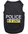 Parisian Pet Police K-9 Unit Dog Outfit-Black