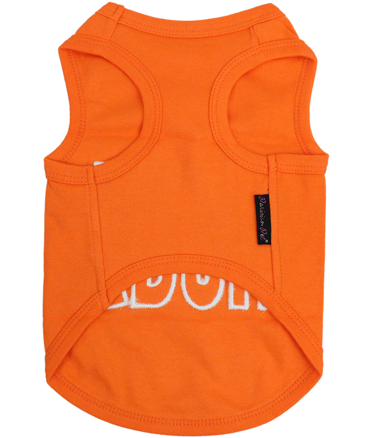Parisian Pet Free Hugs Embroidered Dog T-Shirt-Orange