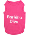 Parisian Pet Barking Diva Dog T-Shirt-Pink