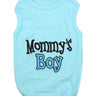Parisian Pet Mommys Boy Cotton Dog Apparel – Comfortable T-Shirt for Small Dogs and Cats, Light Blue-Valentines Day