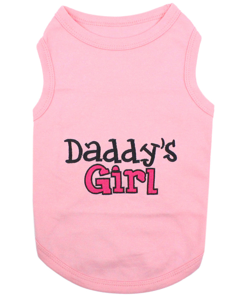 Parisian Pet Daddys Girl Pet Shirt-Pink