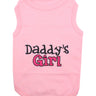 Parisian Pet Daddys Girl Pet Shirt - Dog Fashion Shirt for Dogs & Cats, Pink-Valentines Day