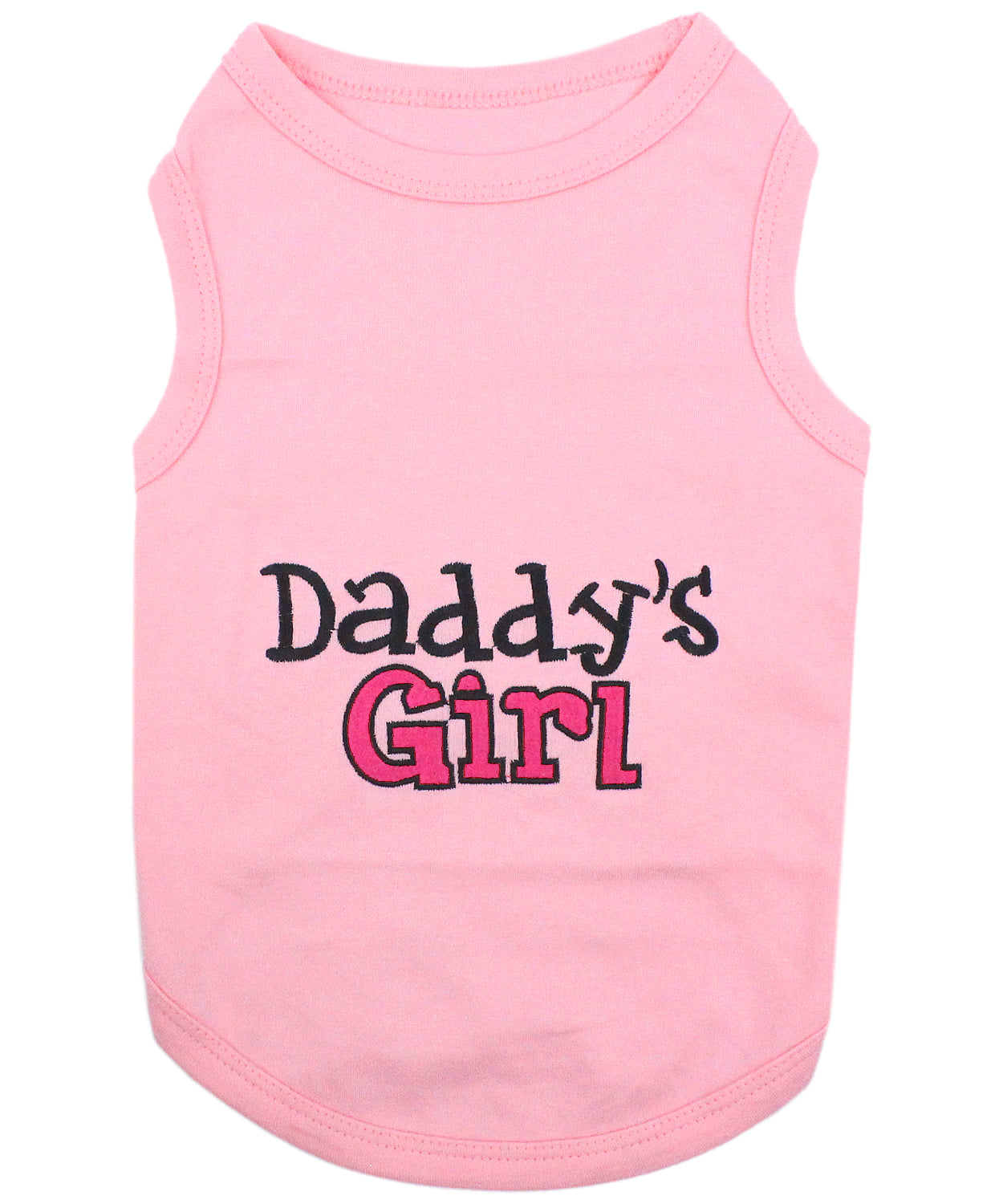 Parisian Pet Daddys Girl Pet Shirt - Dog Fashion Shirt for Dogs & Cats, Pink-Valentines Day