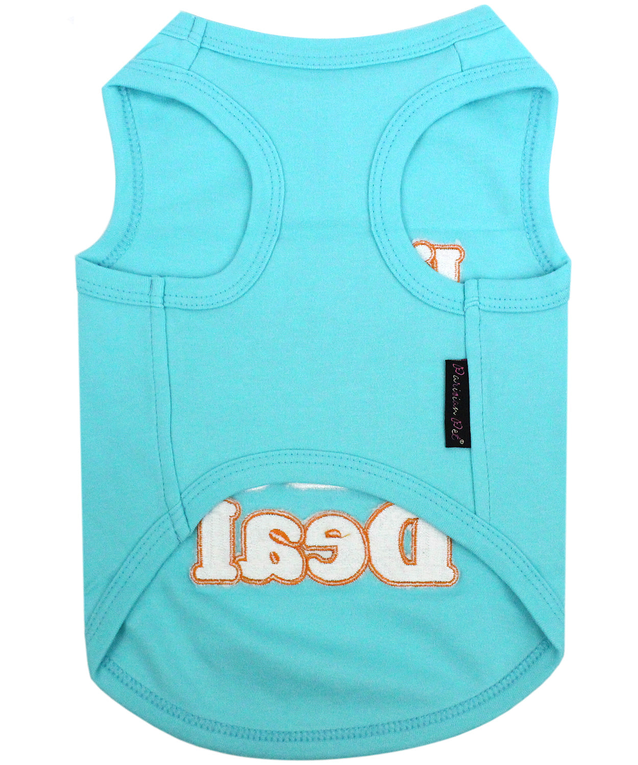 Parisian Pet Im Kind of a Big Deal Humorous Dog Shirt  Embroidered Graphic Pet T-Shirt for Dogs & Cats, Light Blue