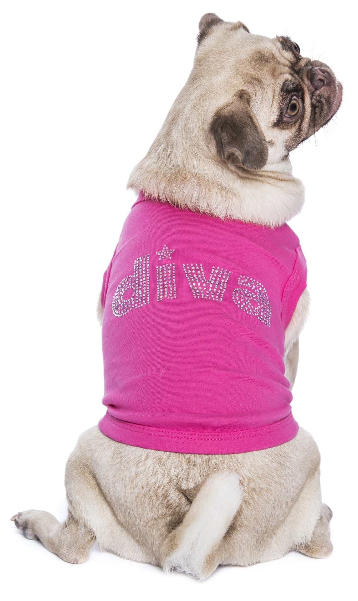 Parisian Pet Diva Dog T-Shirt-Pink