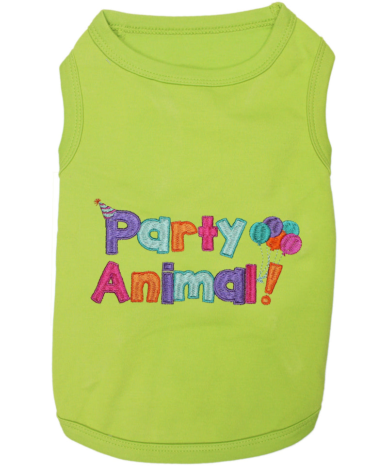 Parisian Pet Party Animal Dog T-Shirt-Light Green